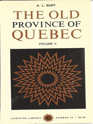 cover image of The Old Province of Quebec, Volume 2